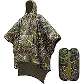 LOOGU Camo Blanket Waterproof Insulation Poncho Liner for Outdoor Camping, Hiking, Hunting, Survival, Backpacking, Picnicking