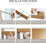 Maritown Stick On Blinds No Drill Light Filtering Privacy 4 Sizes view 7