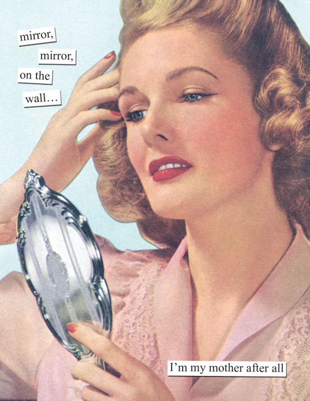 Anne Taintor Happy Birthday Greeting Card - Mirror