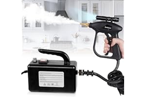FLYKITTY Handheld Steam Cleaners for Home Use - 1700W High Pressure Steamer for Cleaning, Steam Cleaner for Car Detailing, Bathroom, Kitchen, Grout and Tile