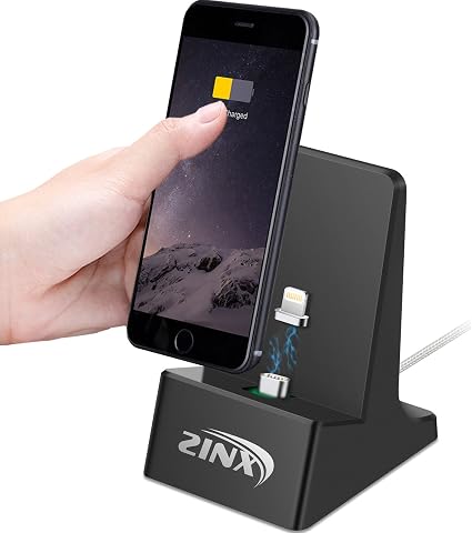 Amazon ライトニング マグネット式 充電ケーブル 充電スタンド 通信 Lightning Iphone Ipad スタンドセット クレードル ドック 通販