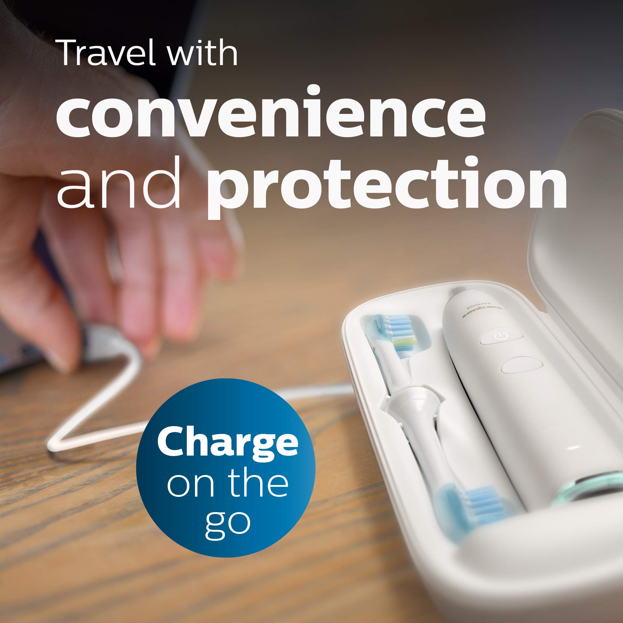 Philips Sonicare DiamondClean Smart 9750 Rechargeable Electric Power Toothbrush, Rose Gold, HX9924/65