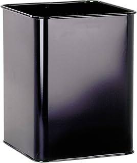 Durable 331501 Papierkorb Metall eckig 18,5 Liter, schwarz