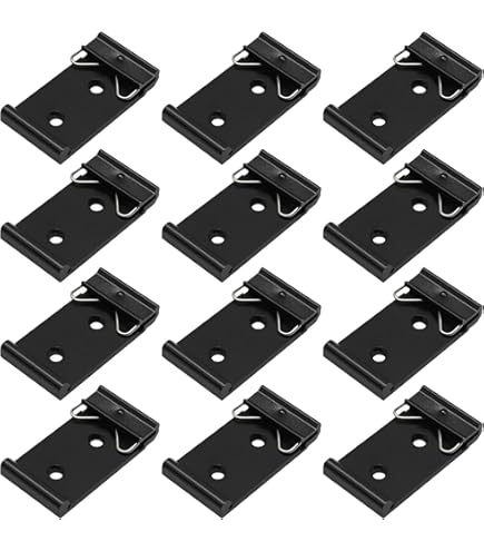 Abrazadera Fija Para Riel Din Abrazadera Fija Para Riel Din De Aluminio