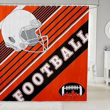Amazon Best Sellers: Best Sports Fan Shower Curtains