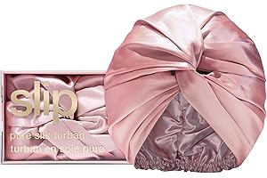 SLIP Pure Silk Turban| 100% Mulberry Silk, Ultra Soft & Gentle on Hair, Prevents Breakage & Frizz