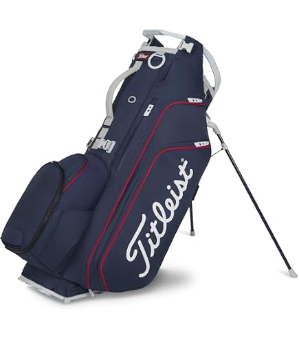Amazon.com : Titleist - Hybrid 14 Golf Bag - Navy/White/Red