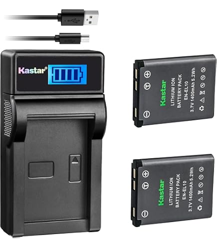 Amazon.com : Nikon MH-62 Battery Charger for Coolpix P1, P2, S1