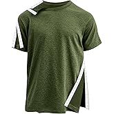 Shoulder Recovery Shirts Unisex-Post Shoulder of Short Sleeves with Hidden Snap Buttons on Sides