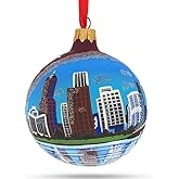 Portland, Oregon Glass Ball Christmas Ornament 3.25 Inches