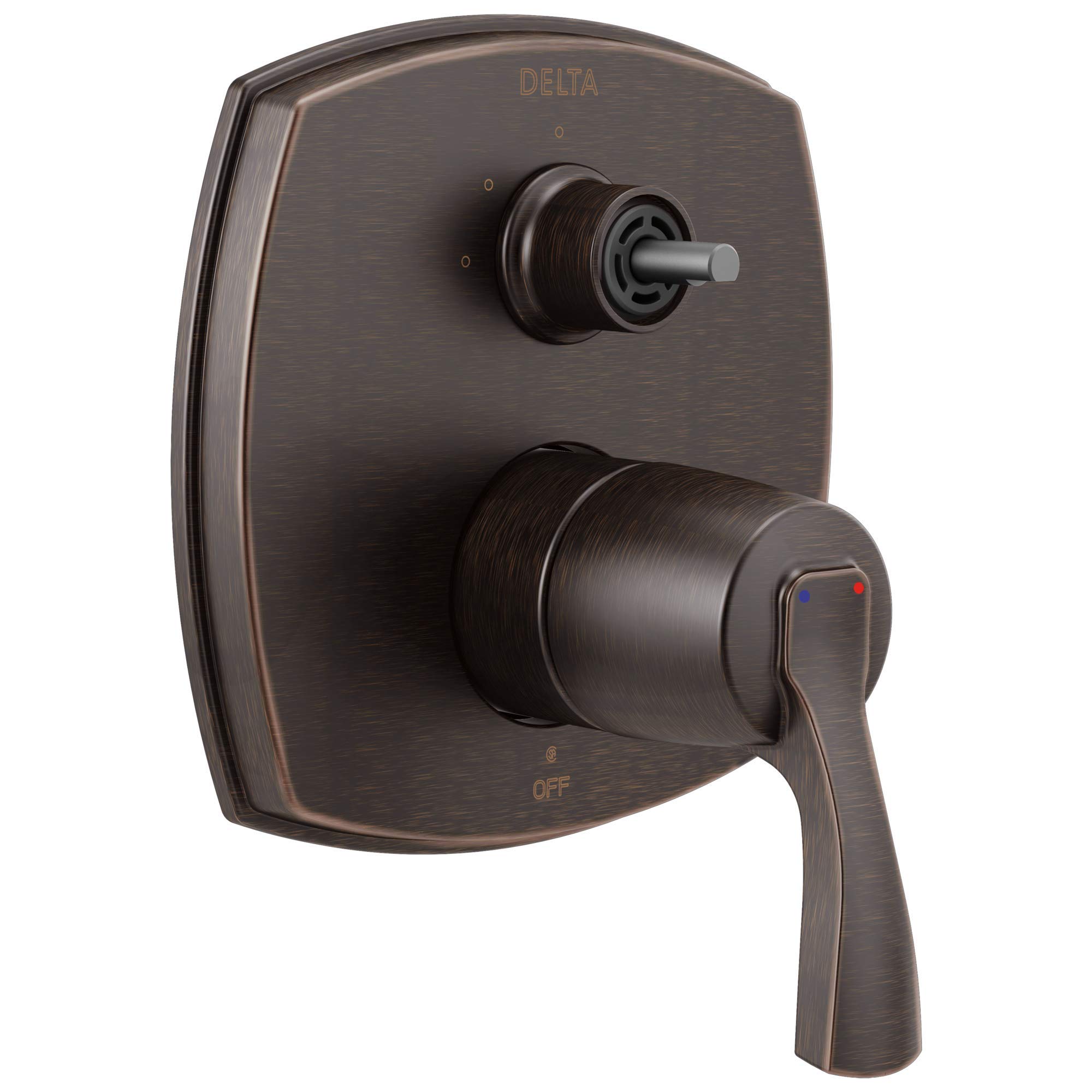 Photo 1 of Delta Faucet T24876-RBLHP Stryke 14 Series Integrated Three Function Less Handle Shower Trim with Diverter, Venetian Bronze