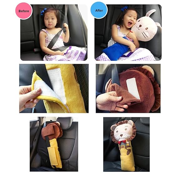 Car Seat Belt Covers For Kids Safety Belt Protector Cushion By