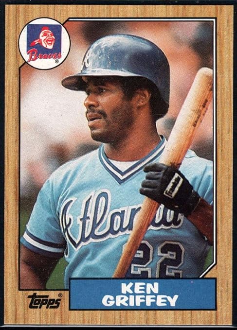 Amazon 1987 Topps Baseball 711 Ken Griffey Sr Atlanta Braves 