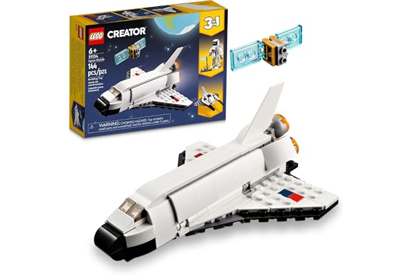 LEGO® Creator Ônibus Espacial 3em1: Nave Espacial, Astronauta e Foguete Espacial