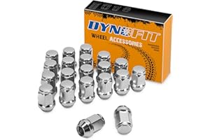 Dynofit M12x1.5 Lug Nuts Replacement for Honda Accord Civic CRV, Ford Fusion Focus Escape and Toyota RAV4 Camry Aftermarket W