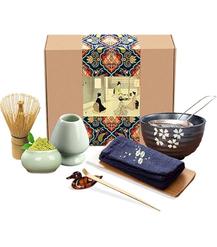 Provsns 12-Piece Matcha Whisk Set - Jujube Wood Bowl, Bamboo Whisk, Accessories & Gift Box