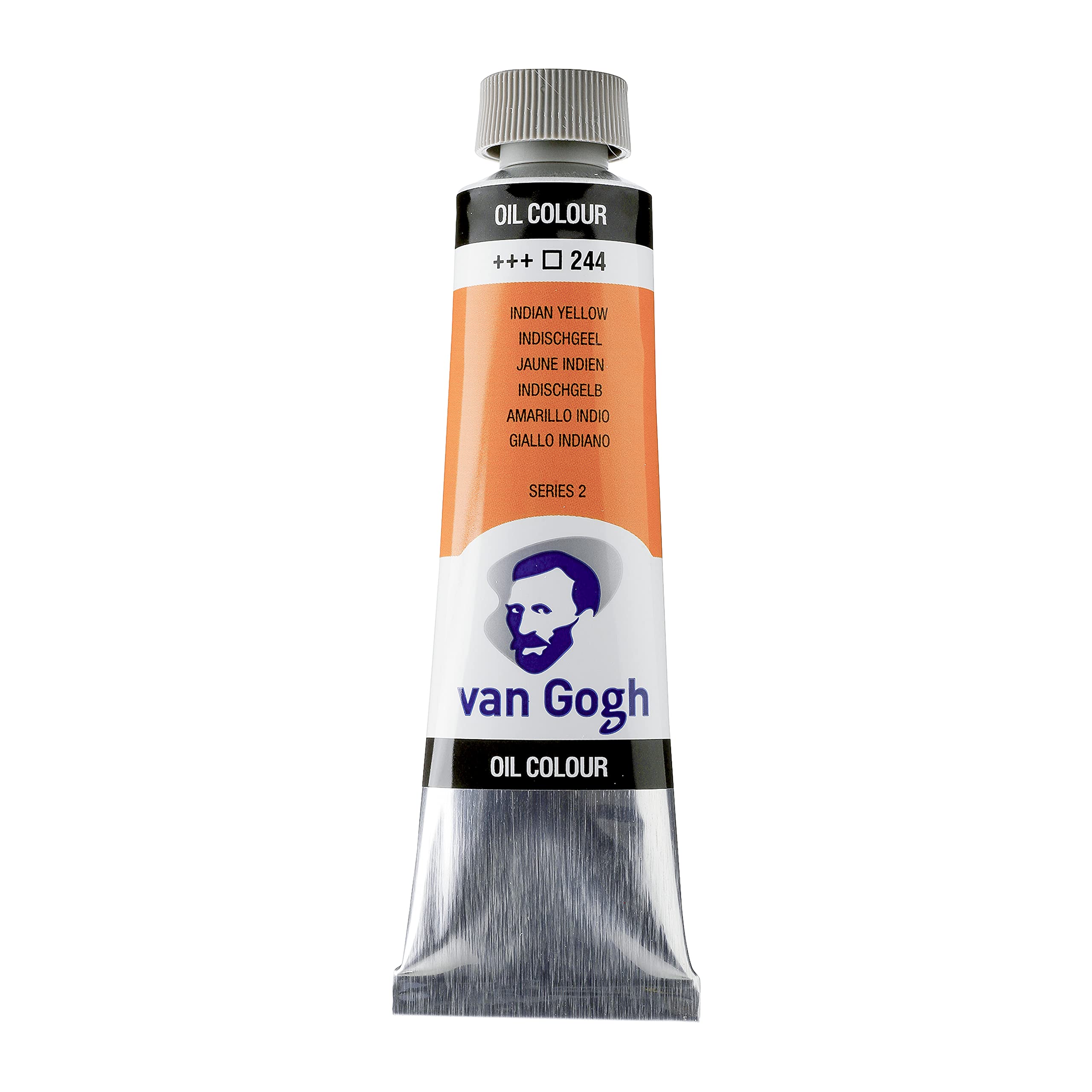 Van Gogh Oil Colour Paint, 40ml Tube, Indian Yellow 244