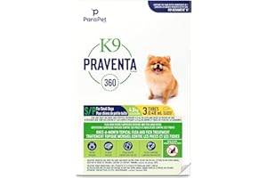 Parapet K9 Praventa 360 for Small Dogs - 3 Tubes