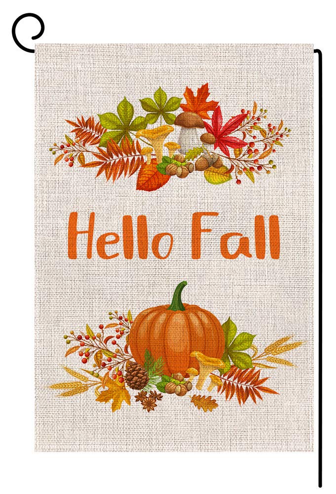 Best Hello Fall Garden Flag