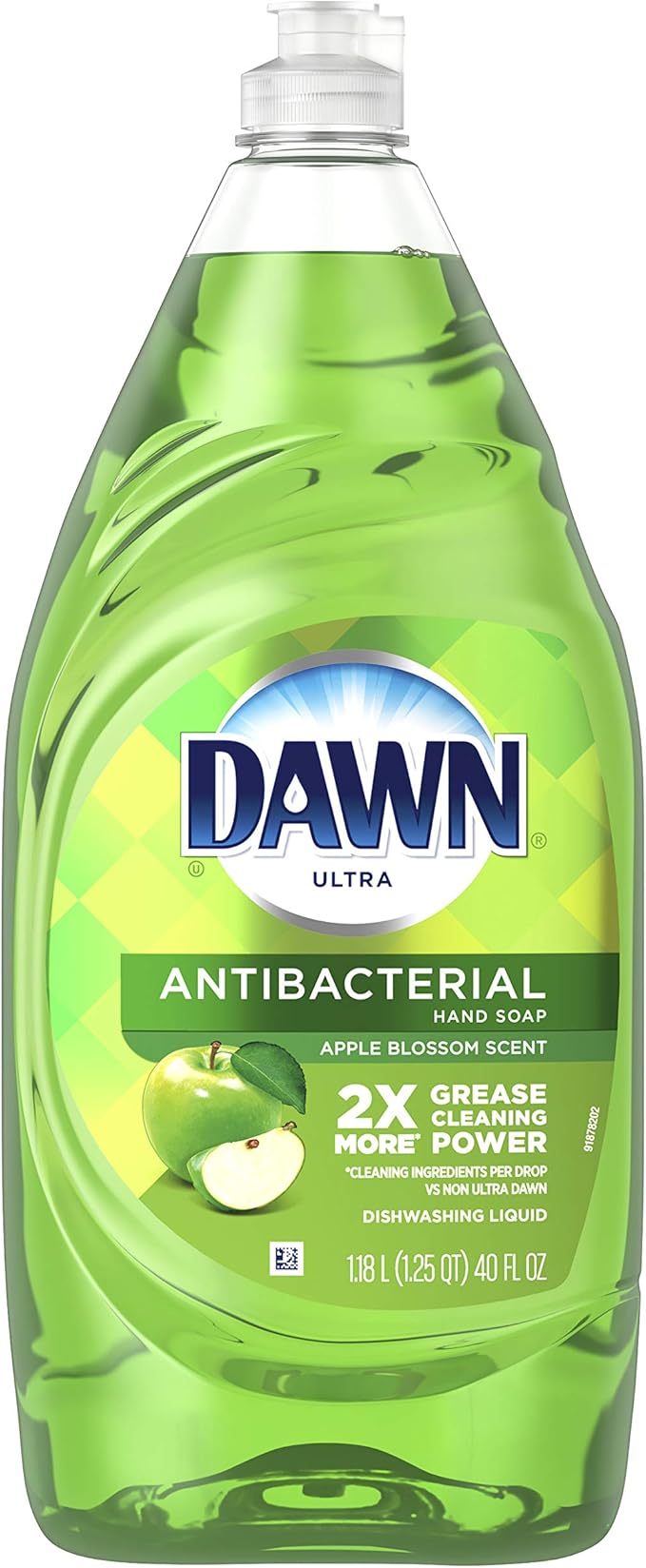 Amazon Com Dawn Dish Washing Liquid Antibacterial Apple Blossom 40 Oz Single Bottle Health Personal Care