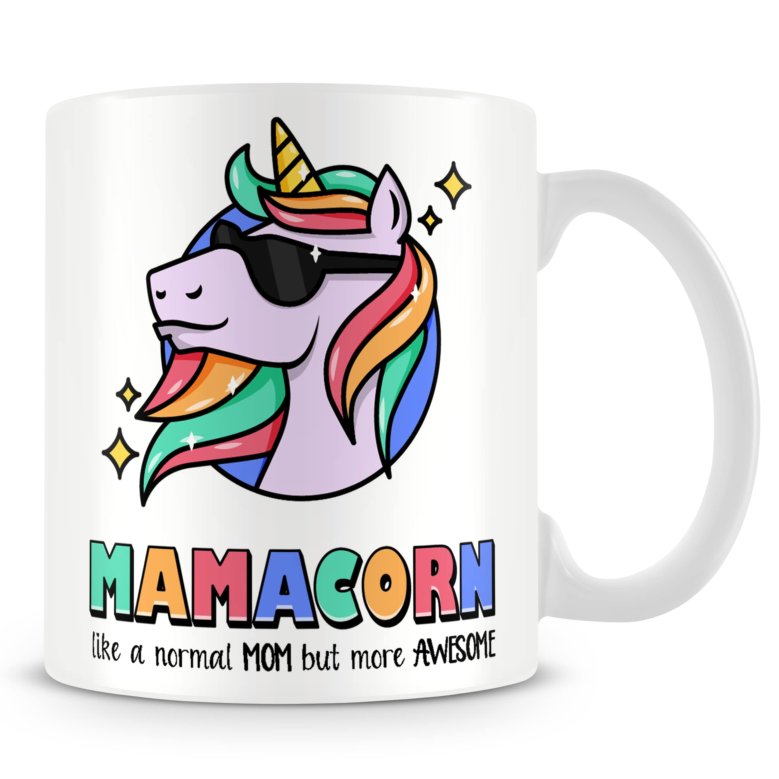 Gift for Mums – Mamacorn Mothers Day Unicorn Mug