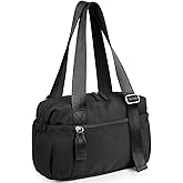 Vorspack Mini Gym Bag for Women - Small Duffle Bag Lightweight Duffel Bag with Wet Pocket Cute Sports Bag for Gym Dance Yoga - Black