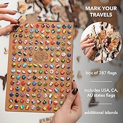 Enjoy The Wood 3D Wood World Map Wall Art Large