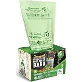 UNNI 8 Gallon Compostable Bags, 50 Count, 30 Liter, Extra Thick 0.85 Mil | Medium Compost Bags for Kitchen Compost Bins &amp; Food Scrap Bins, Certified by BPI, CMA &amp; OK compost HOME, Meets ASTM D6400