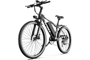 ASKGO Electric Bike for Adults, 1500W Peak Mountain Ebike with 28 MPH, 65 Miles Range, 7 Speeds, 48V 10Ah Removable Battery Ebike, 26" Electric Bicycle for Commute