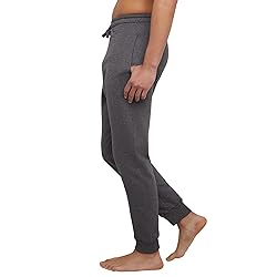 Hanes Men's Jogger Sweatpant with Pockets, Charcoal