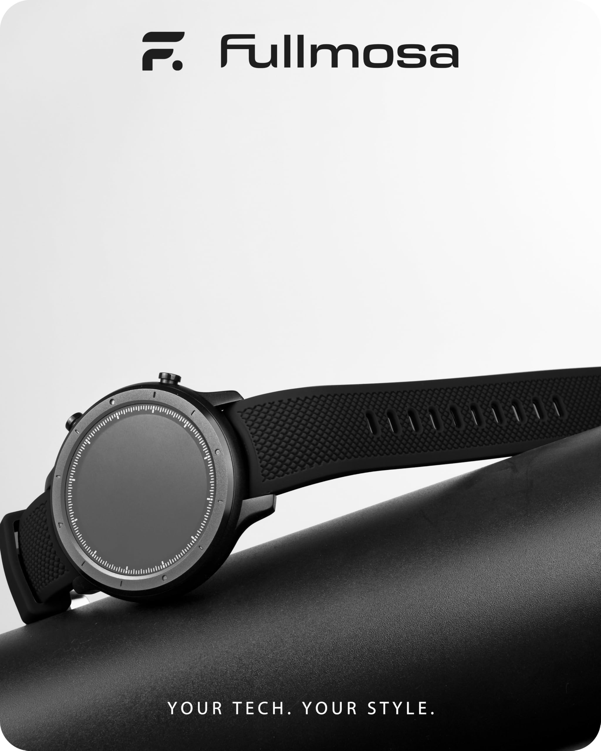 Fullmosa 22mm 20mm 24mm Silicone Watch Bands No Gaps Compatible for Samsung Galaxy Watch 7 6 5 4 3,Galaxy Watch 46mm 42mm,Garmin