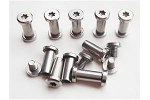 KNIFIUS EDC Knives handle pivot pin replacement screw,pocket knife rivets folding knife shaft fasteners,pack 10 sets