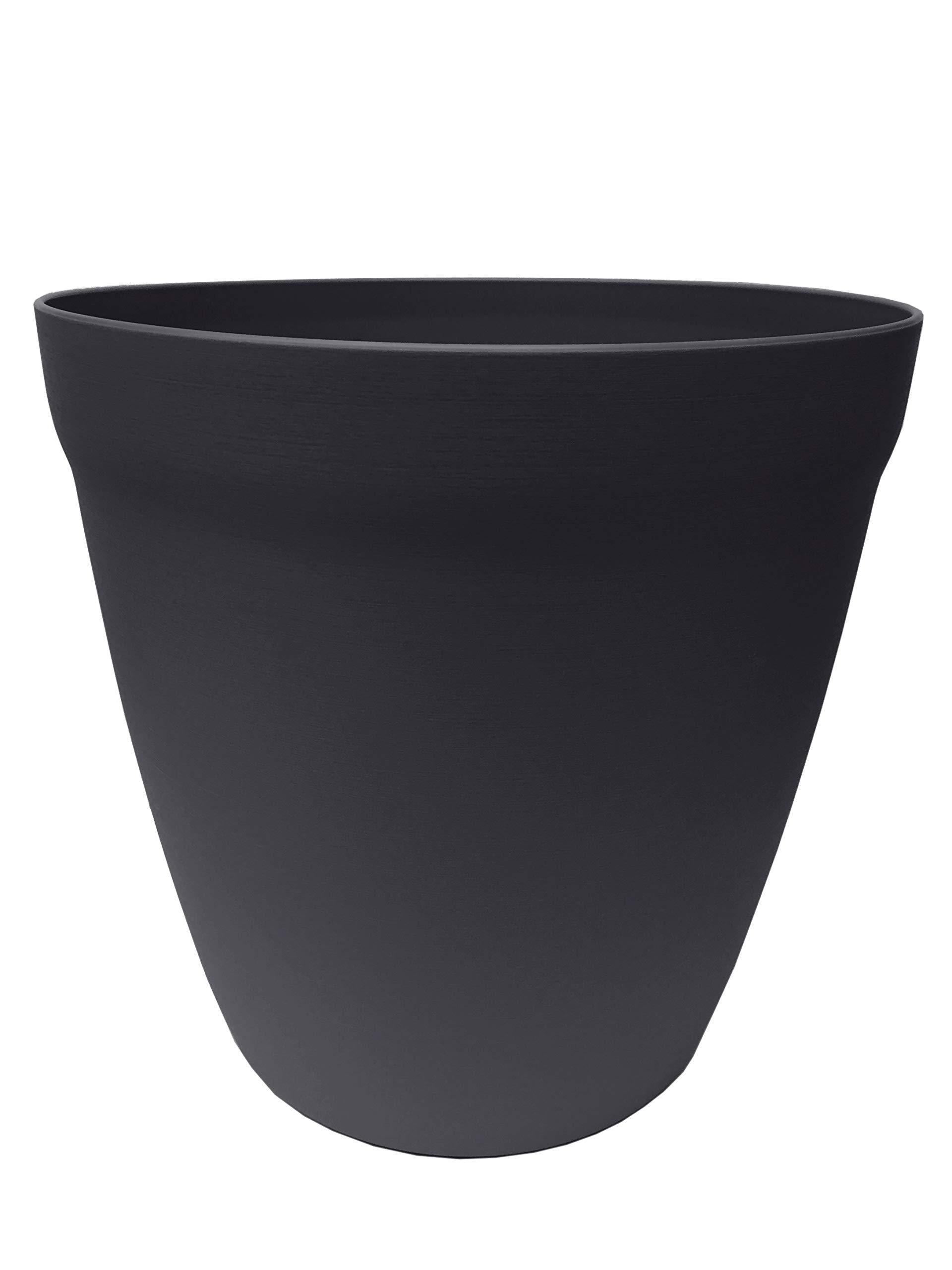 Poetic Round Plant Pot, 20cm Diameter, Slate