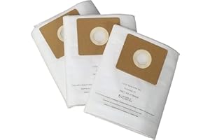 CASA VACUUMS 3 Replacement HEPA Bags for Shop-Vac 2-2.5 Gallon Units. Compare to 90668 [9066800] Type B All Around H11 FILTRATION Collection Bags. Also fits Craftsman CMXZVBE38774.