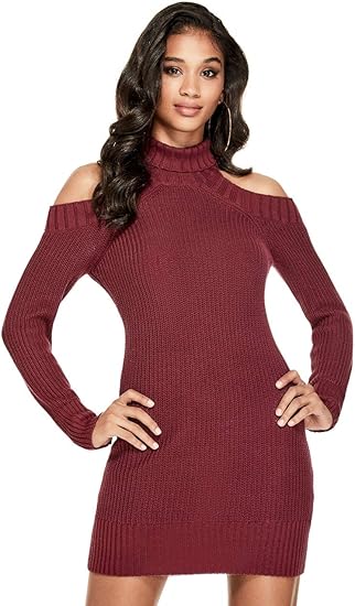 red sweater dress amazon