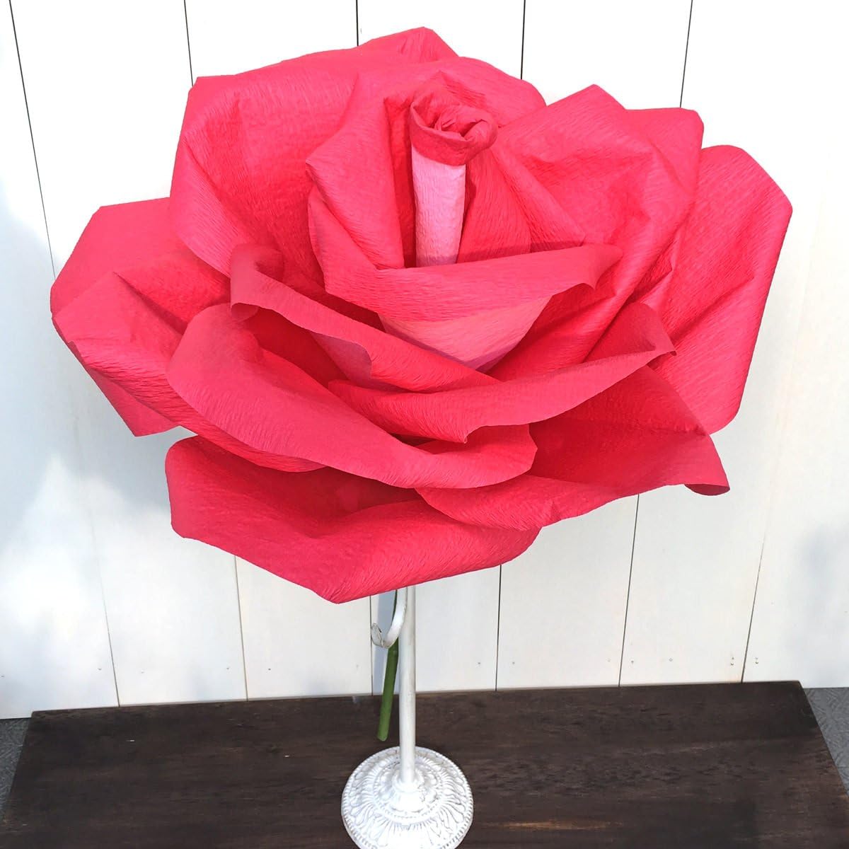 Amazon ジャイアントフラワー 手作り キット フローラ チェリーレッド 直径55cm 結婚式やパーティーに ウェディング演出にインパクト大 バラのペーパーフラワー セット 造花 通販 Amazon ジャイアントフラワー 手作り キット フローラ チェリーレッド 直径55cm 結婚式やパーティーに ウェディング演出にインパクト大 バラのペーパーフラワー セット 造花 通販