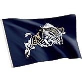 Desert Cactus United States Naval Academy USNA Flag - 3 x 5 Feet Midshipmen Banner, Indoor/Outdoor Durable Fabric, 100% Polyester Design (Style 1a)