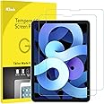 JETech 2-Pack Screen Protector for iPad Air 4 10.9-Inch, iPad Pro 11-Inch All Models, Face ID Compatible, Tempered Glass Film