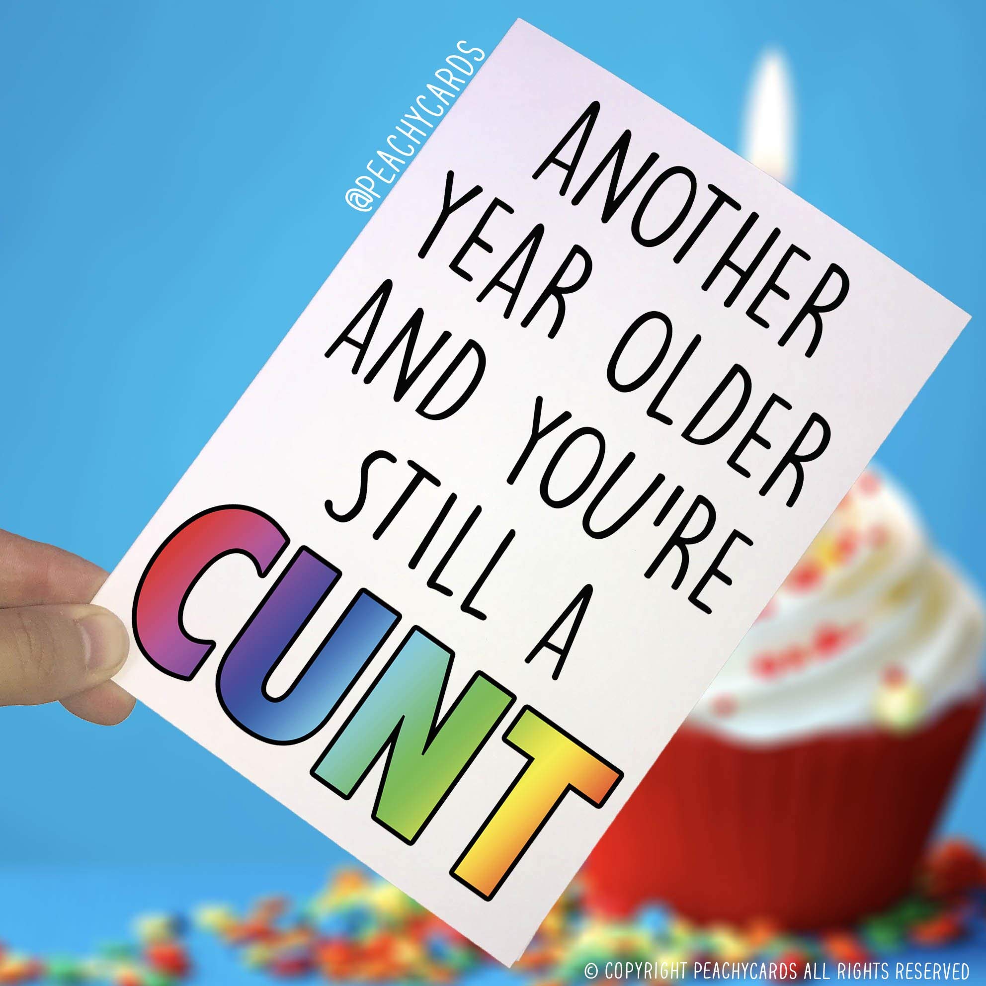 Happy Birthday Cards, Boyfriend Cards, C*nt Cards, Funny Card Birthday Cards Card for Friend Uncle Cards Novelty Cards Joke Cards Fun PC153