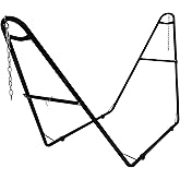 Sunnydaze Decor Universal Double Hammock Stand Only - 550-Pound Capacity - Heavy-Duty Hammock Stand for Outside - Fits 9 to 1