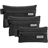 TACTICAL_GEEK Storage A5 EDC Storage Pouch Set, Molle EDC Gadget Pouch, Multi-Functional Utility Small Tool Pocket, Small Organizer for Daily Carry (Transparent Black)
