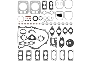 NIKUJUGA 24755113-S 24755158-S Engine Gasket Kit Valve Seal O-Ring Set Kit Replacement for Kohler CH25 CH26 CH730S CH750 CV25 CH740-3343 ECH730-3017 ECH730-3032 Lawn & Garden Equipment Engine