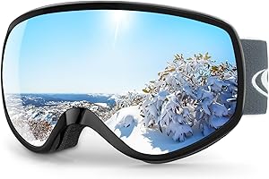 Kids Ski Goggles, Kids Snowboard Goggles for Boys Girls Toddler Age 3-14