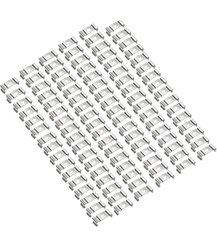 10 Pcs Pack T8 Clamp Hanger Fluorescent Tube For LED Bulbs Ceiling Light Stainless Steel Lamp Support Fixing Clip For LED Tube