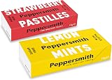 Peppersmith Fruity Pack Strawberry Pastilles & Lemon Mints 12 x 15g Vegan view 2