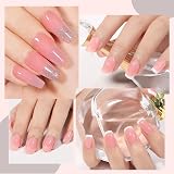 TOMICCA Jelly Gel Polish 15ml Sheer Pink UV/LED Soak Off view 5