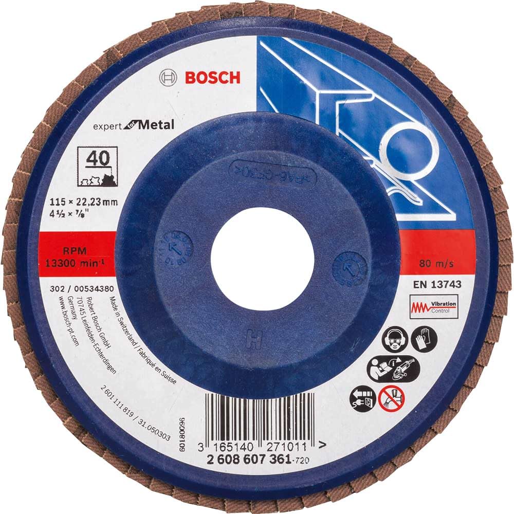 Bosch 2608607361 115 mm Flap Disc