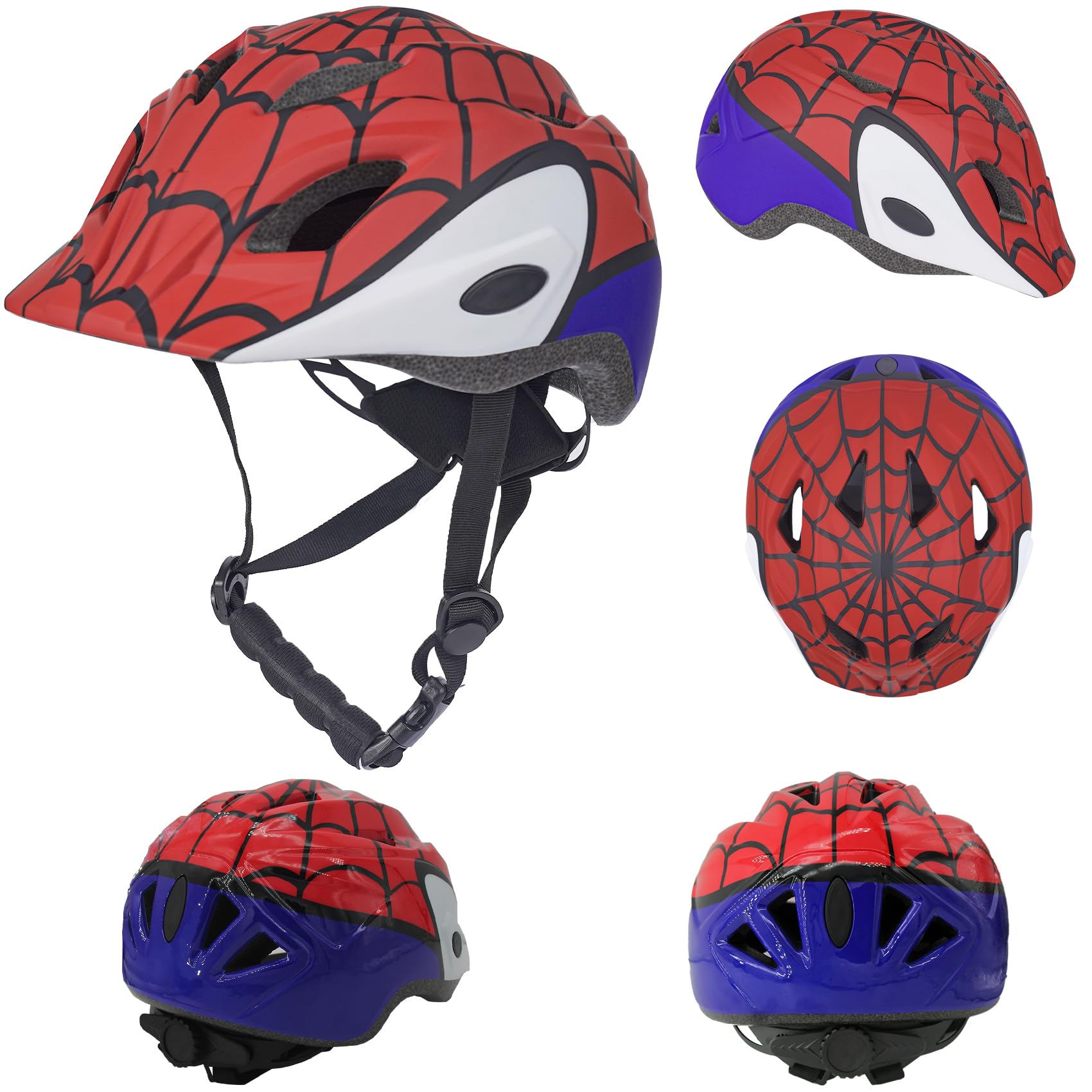 Kids Bike Helmet Boys and Girls 5-8-10 Visor Helmet for Kids Lightweight Safety Certified,Toddler Bike Cycling Skating Skateboard Scooter Helmet