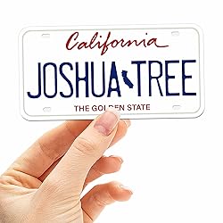 California License Plate Stickers for