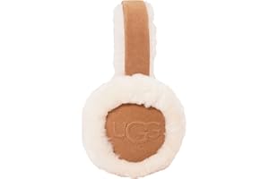 UGG EARMUFF UGG Women's Sheepskin Embroidery Earmuff in Black, O/S